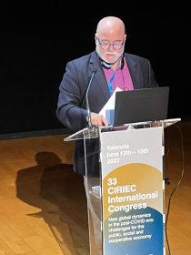Ponència Dr. Iruela al 33è Congrés Internacional del CIRIEC
