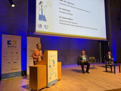 Acte inaugural amb la Consellera de Salut, Sra. Olga Pané, de les XXVI Jornades ACEBA