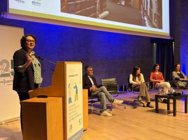 Dra. Montse Esquerda a la taula d'innovació de les  XXVI Jornades ACEBA