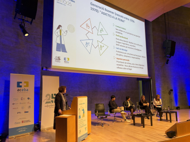 Taula lideratges intergeneracionals a les XXVI Jornades ACEBA
